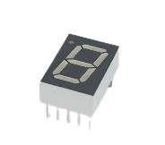 Imagem de um display de 7 segmentos
